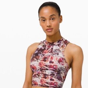 Lululemon Everlux and Mesh Cropped Tank